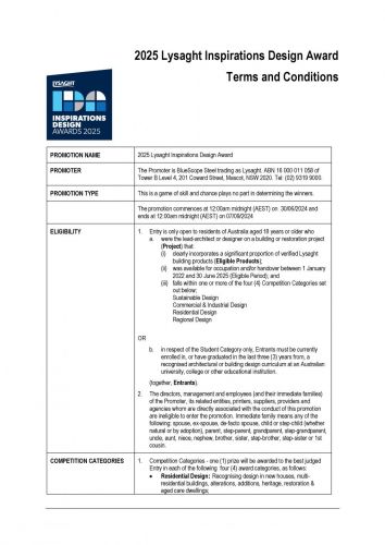 LIDA - Terms and Conditions