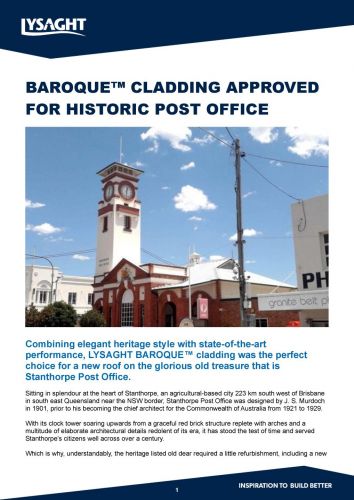 LYS Case Study: Baroque Post Office