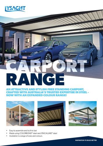 LYSAGHT® Carport Range Flyer