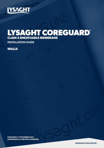 LYSAGHT COREGUARD® Installation Guide