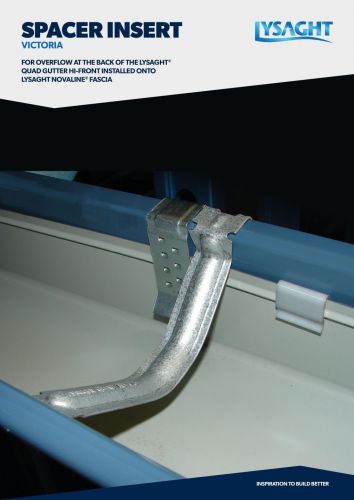 LYSAGHT® Spacer Insert Guide (Victoria)