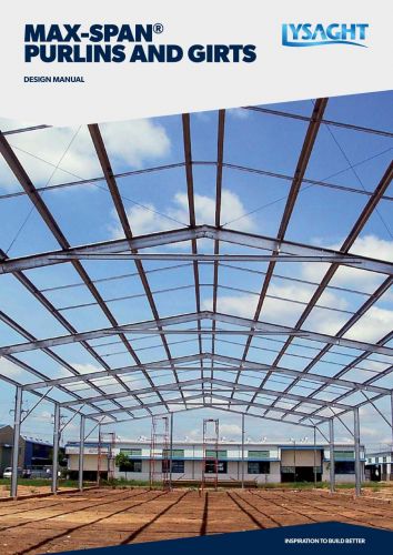 MAX-SPAN® Purlins and Girts Design Manual