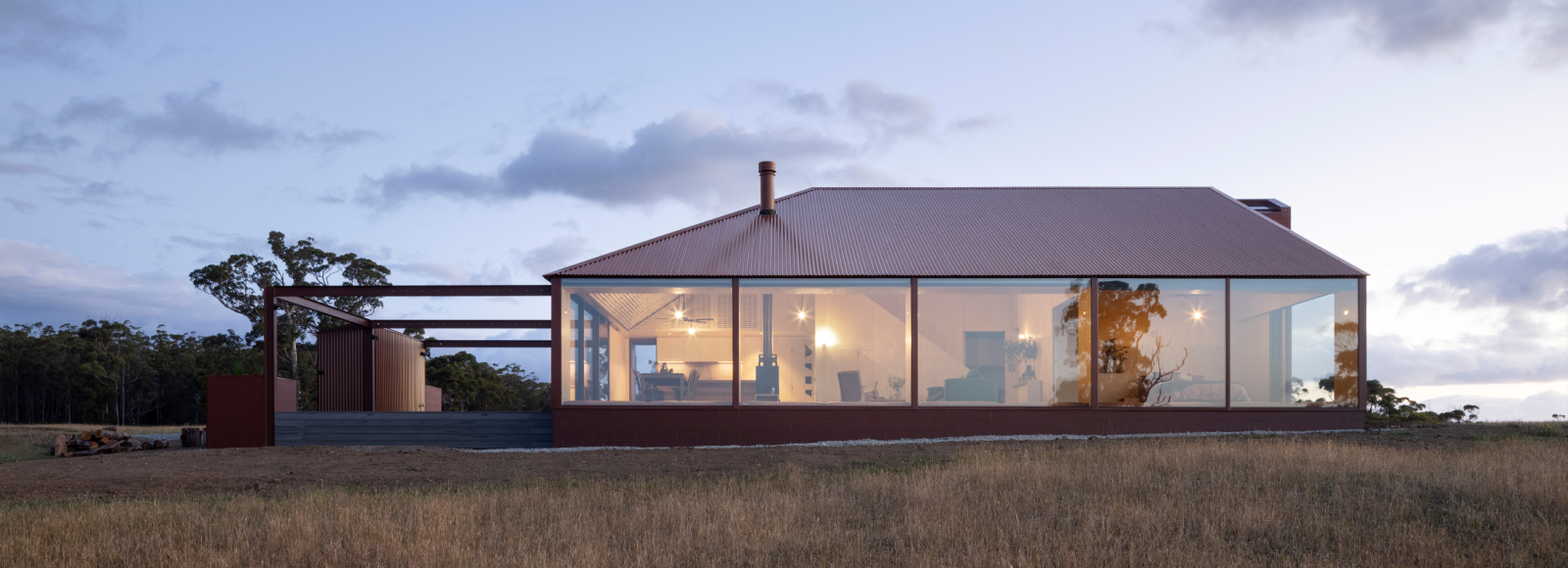 Lysaght CUSTOM ORB® used in a rural project in Terrain®