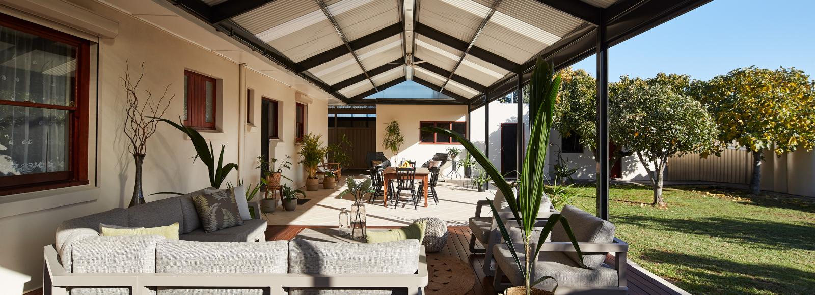 Lysaght Living Verandah space 