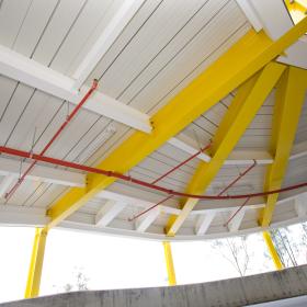 Carpark with BONDEK structural decking manufactured from DECKFORM steel