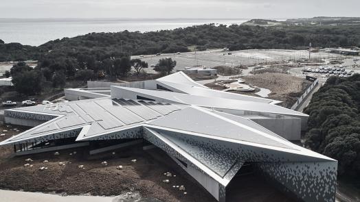 A Roofing Marvel at Philip Island's Penguin Parade Visitor Centre