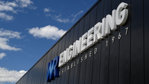 WR Engineering used LYSAGHT HORIZON™ façade panels in COLORBOND® Night Sky® 