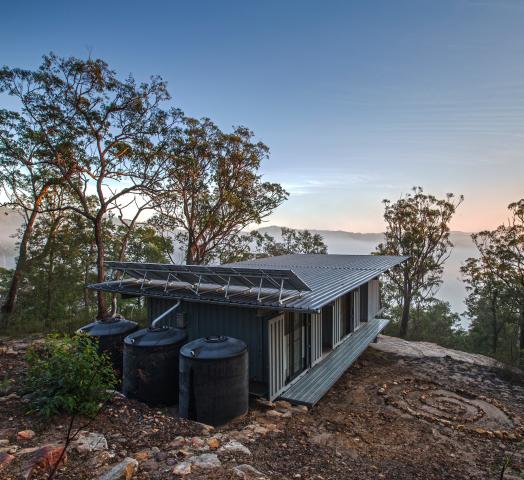 House with KLIP-LOK 700 steel roofing manufactured from COLORBOND steel in colour Ironstone