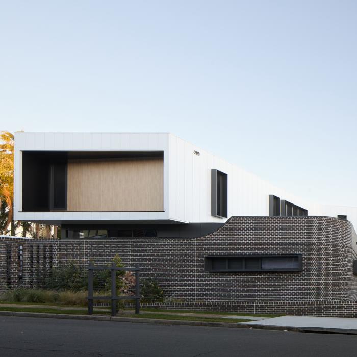 Exterior of Knights Boarding House with HORIZON Side View