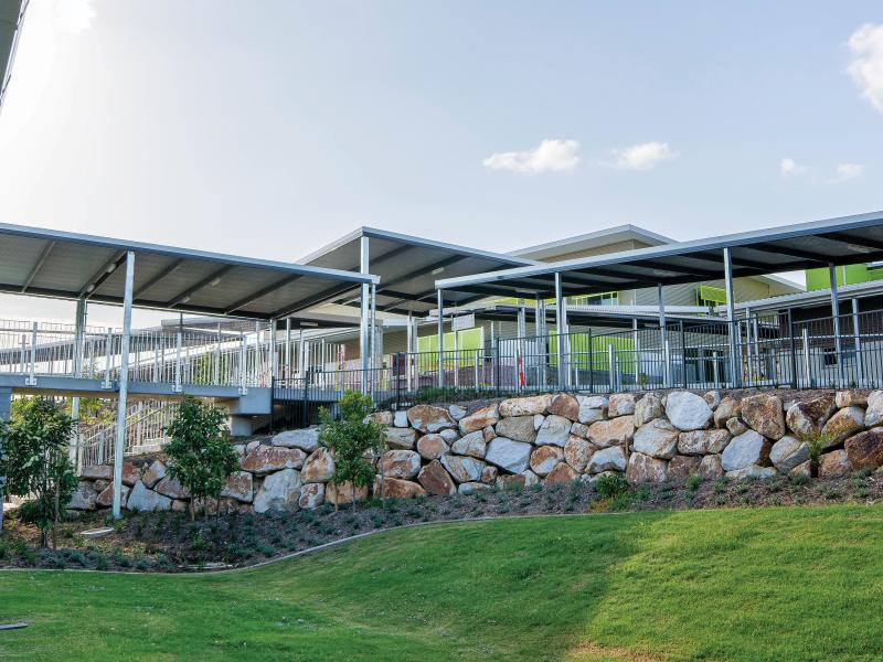 Bell Bird Park School with spandek roofing