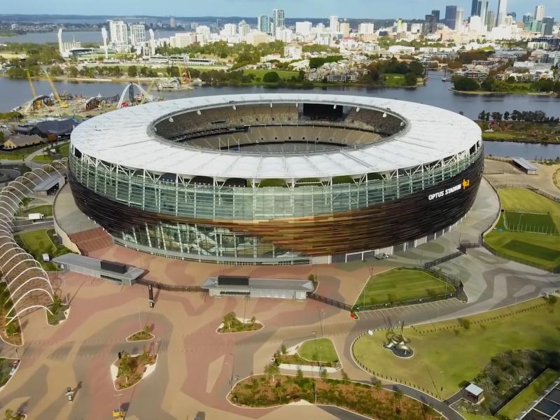 Lysaght products used in Perth Stadium.