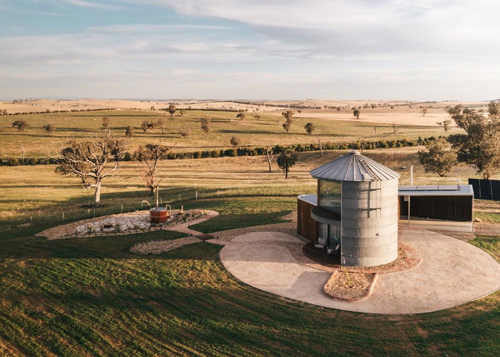 The Silos Accomodation Named Sustainable Design Winner at the 2025 Lysaght Inspirations Design Awards