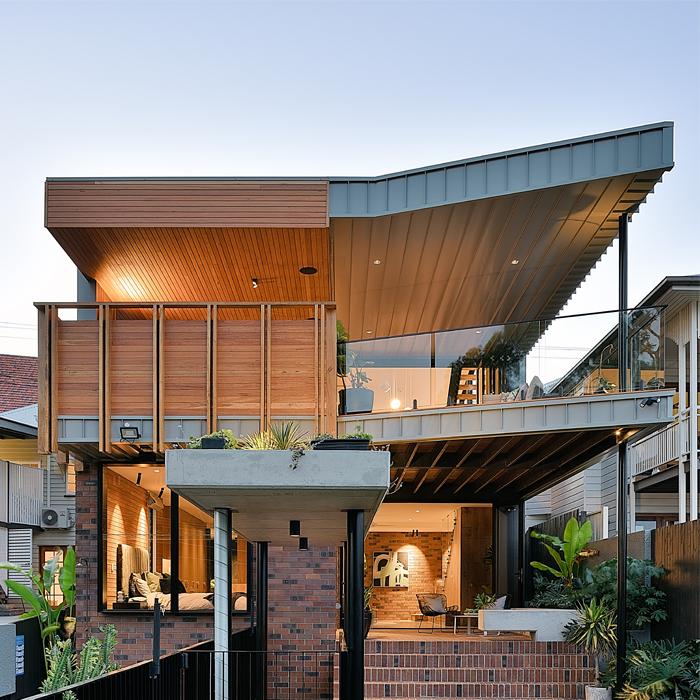 Butterfly roof designs with LYSAHT