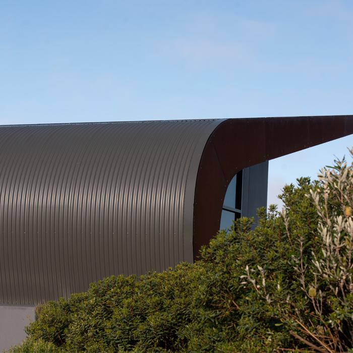 Curved roof designs with LYSAGHT