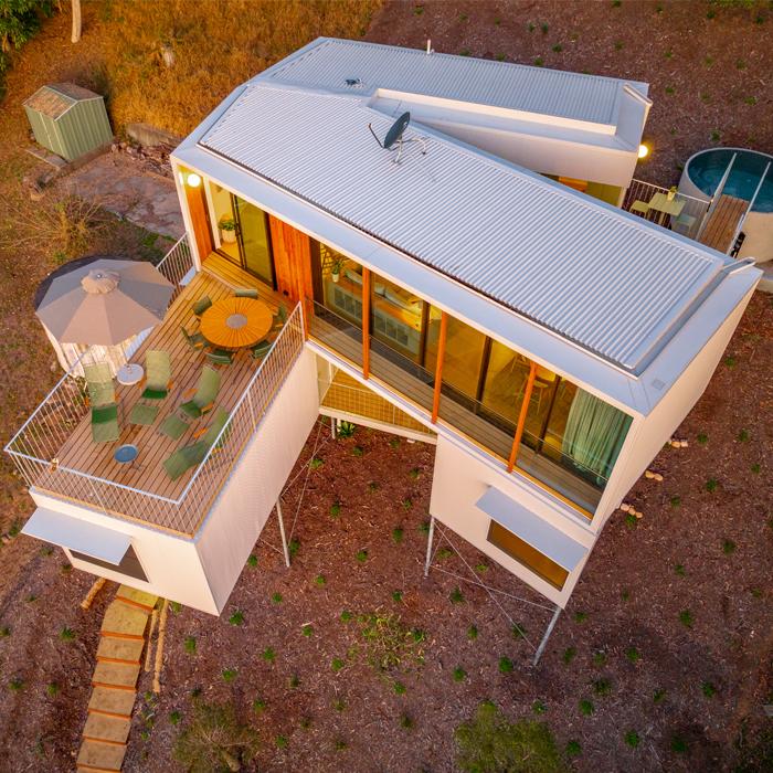 Skillion roof designs with Lysaght