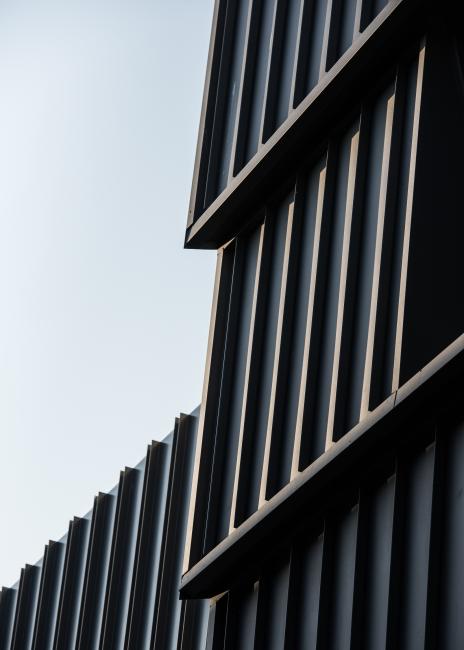 School with ENSEAM steel walling manufactured from COLORBOND steel in colour Monument
