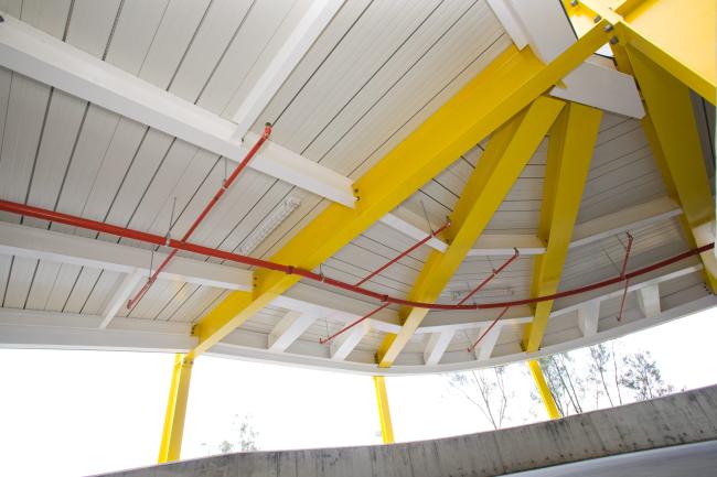 Carpark with BONDEK structural decking manufactured from DECKFORM steel