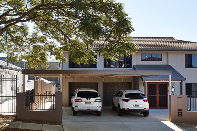 Skillion carport using SPANDEK®