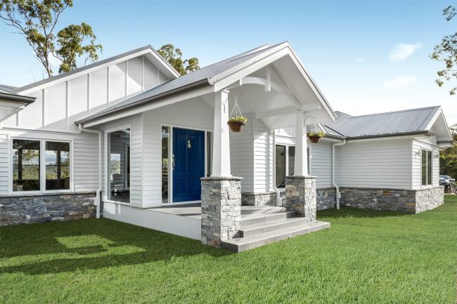 Queenie Marlow house with custom orb roofing