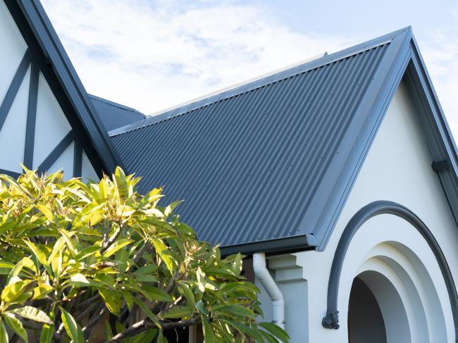 Manningham - Roof & Render with custom orb roofing in woodland grey