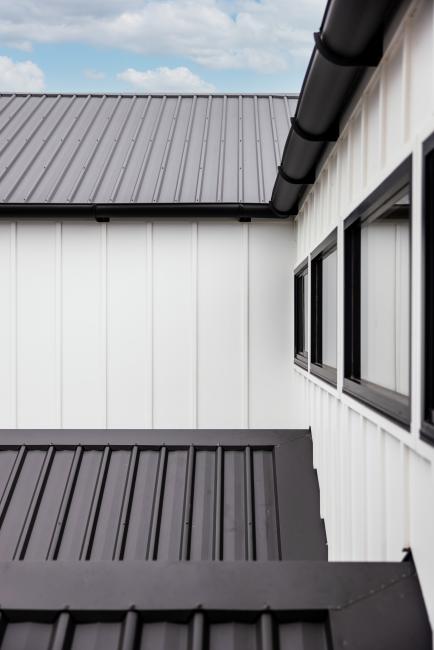 Close up of roof at Berry