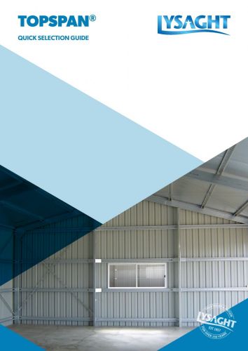 LYSAGHT TOPSPAN® Quick Selection Guide